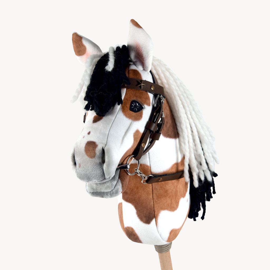 Plüschstoff Shorty 75x100cm Schecke beigebraun – Kullaloo